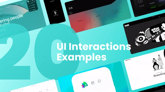 20 Amazing Examples of UI Interactions
