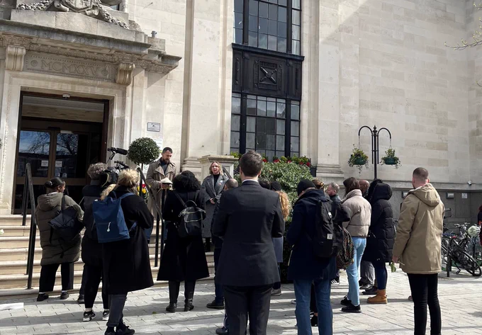 People gather to remember those who have died homeless in Islington over the last year