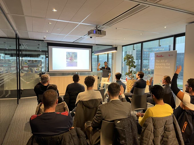 Group of meetup participants