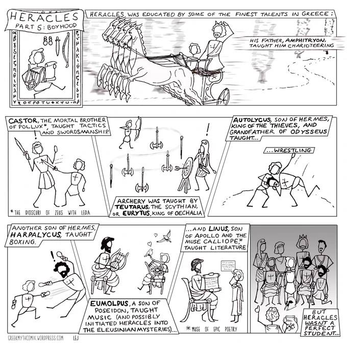 Original comic at https://greekmythcomix.com/comic/heracles-part-5-boyhood-or-the-teachers-of-heracles/ Greek Myth Comix