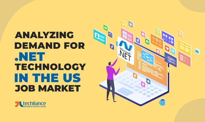 Analyzing demand for .NET technology in the US job market
