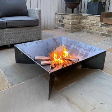 Firepits made from 3mm thick plate. Can include a grill for cooking.