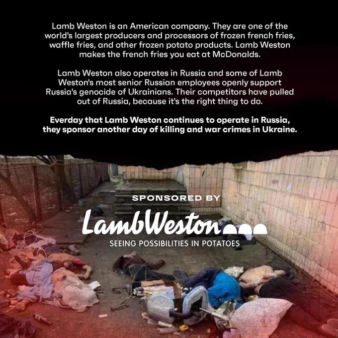 Dead civilians and Lamb Weston