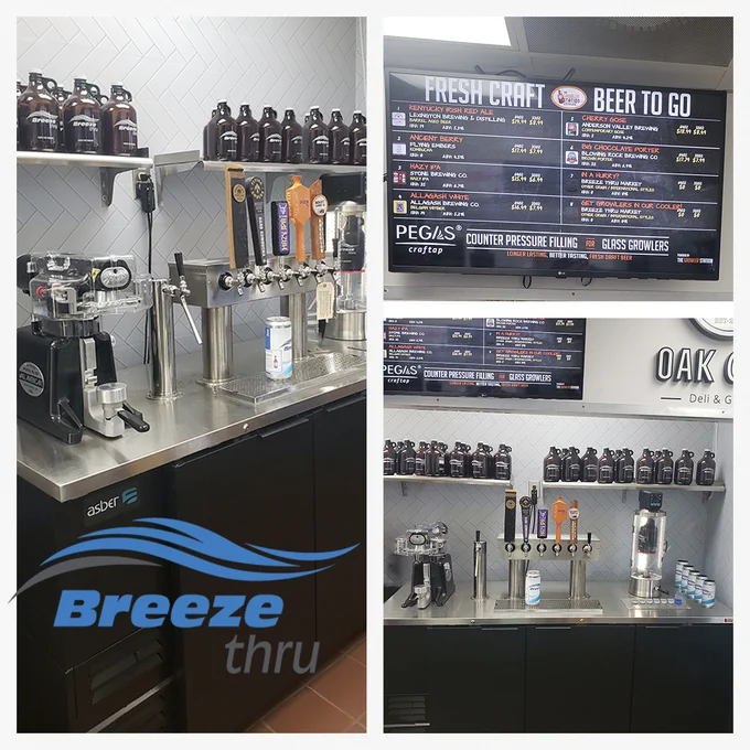 Oak City Deli & Grill now offers Craft Beer to-go.  GS Draft the premium draft solutions experts.  