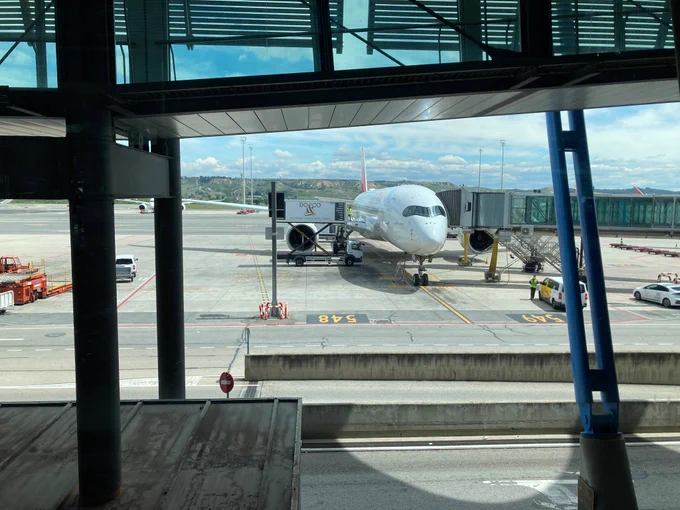 A plane that will take me to see my family in Colombia!  