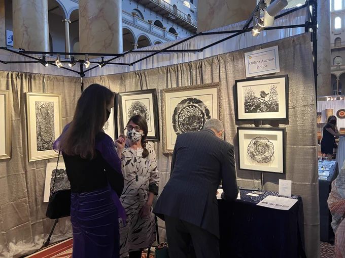 Booth 129 @scherenschnitt papercutting