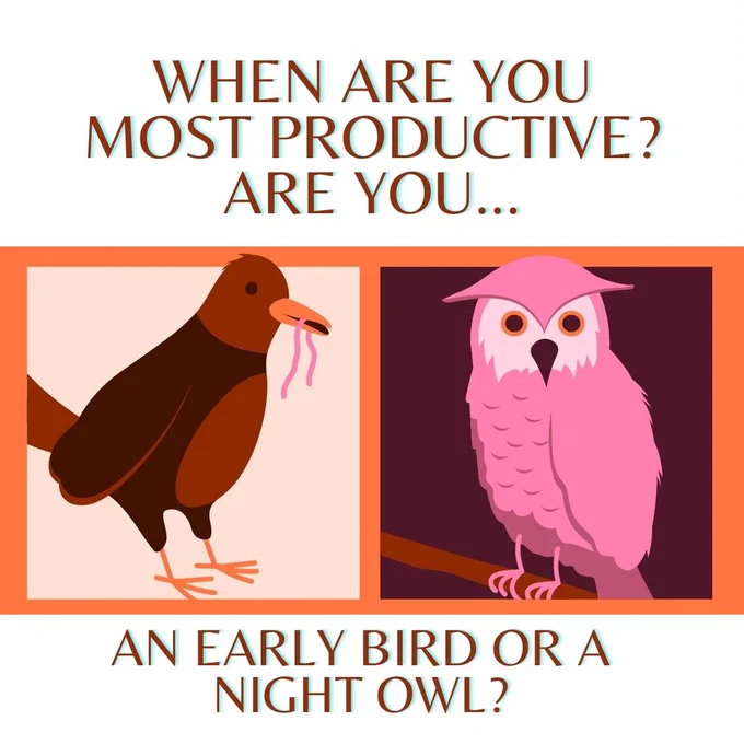 When are you most productive?