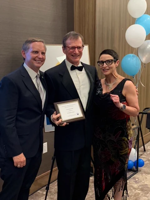 Sunnyvale Mayor Larry Klein, Sunnyvale Murphy Award Recipient and former Sunnyvale School District Superintendent Dr. Ben Picard, and Sunnyvale Chamber of Commerce Executive Director Dawn Maher.