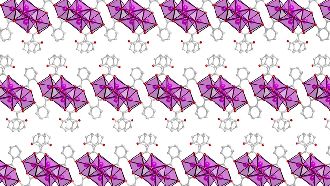 Crystal structure of bismuth subsalicylate, the active ingredient of Pepto-Bismol.
