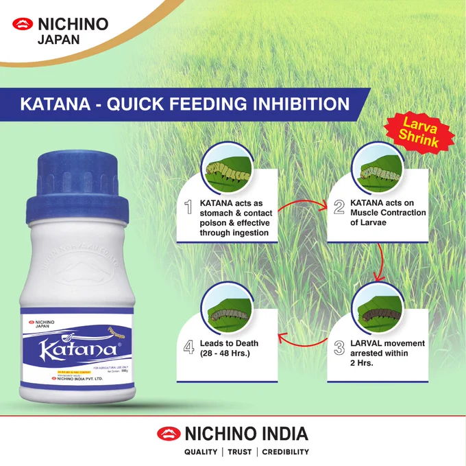 Katana - Quick Feeding Inhibition
Better Control of Larva in simple four step
#NichinoIndia #Katana #BetterControl #Larva