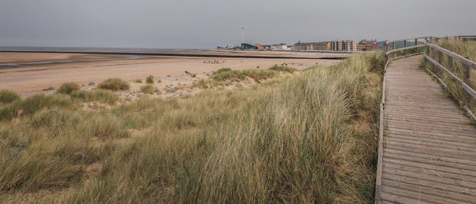 Picture of a beach and boardwalk
