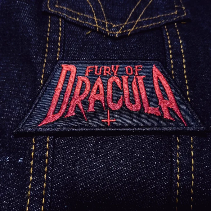 Fury of Dracula embroidered patch.