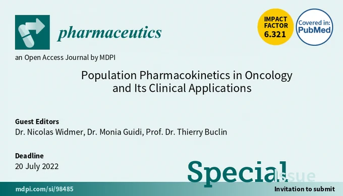Population Pharmacokinetics in Oncology and Its Clinical Applications