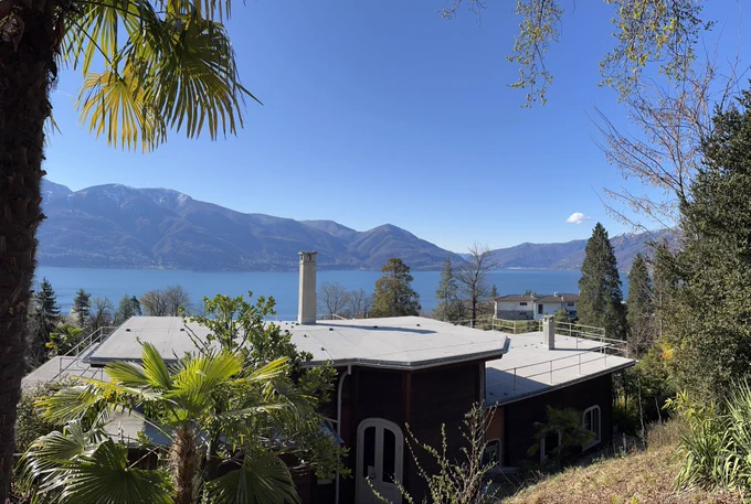 View of Lago Maggiore from Monte Verità