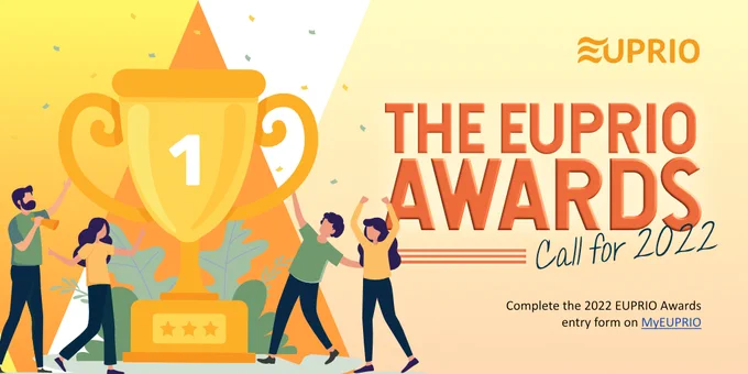 The Euprio awards call 2022 is online on https://www.euprio.eu/awards