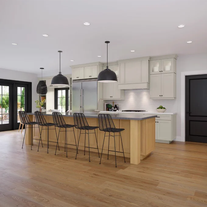 Featured Cabinets 📸 : 570 Painted Harbor & Maple Rye