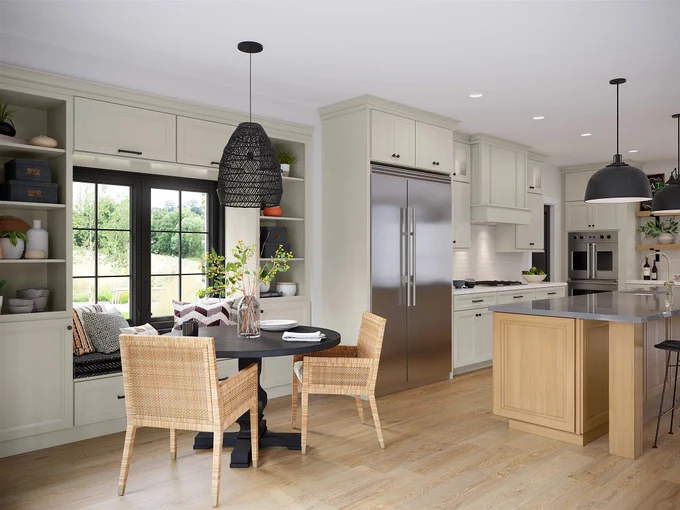 Who doesn't love a little breakfast nook? 