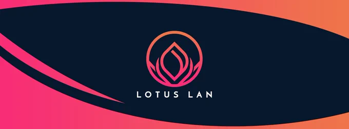 LOTUS LAN logo with title