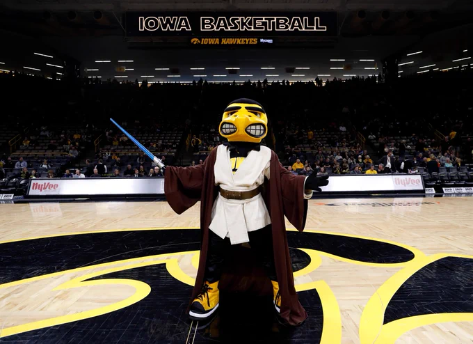 Herky in Star Wars clothing
