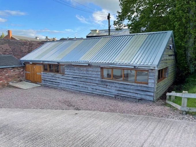 Quirky building on rural business park