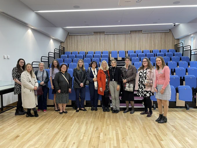 The new lecture theatre at Homerton College, University of Cambridge