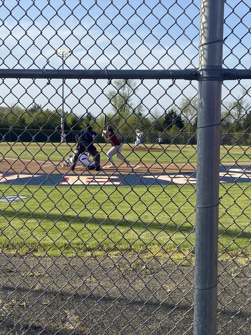 Patriot Pioneers at the mound.