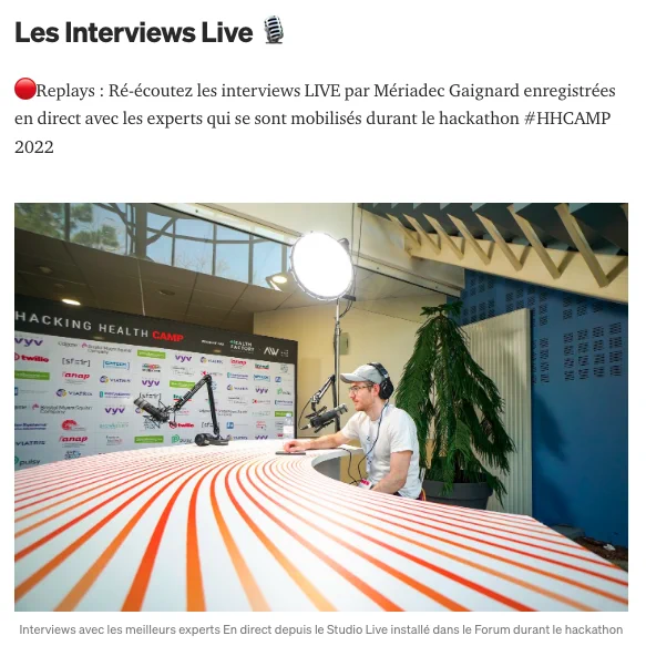 Podcasts : replays en ligne 
