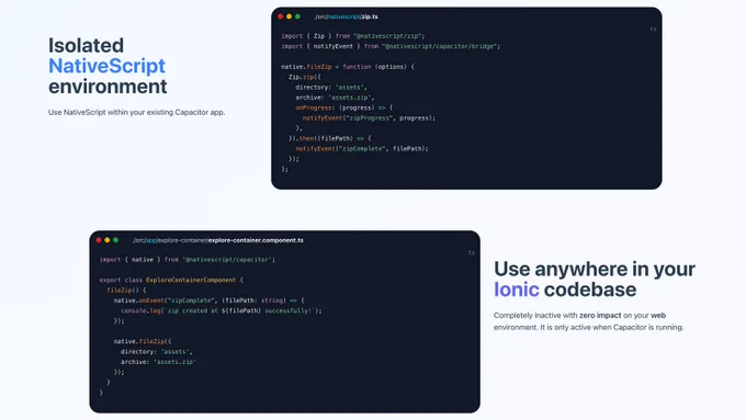 NativeScript for Capacitor v2