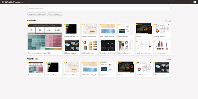 Oracle Analytics Cloud live and open demo environment - TRY IT NOW!