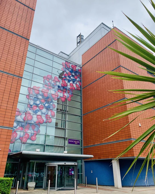 University of Manchester lab building entrance