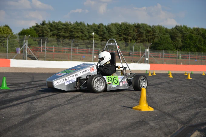 University of Southern Denmark at the Sprint Course during Formula Student 2018