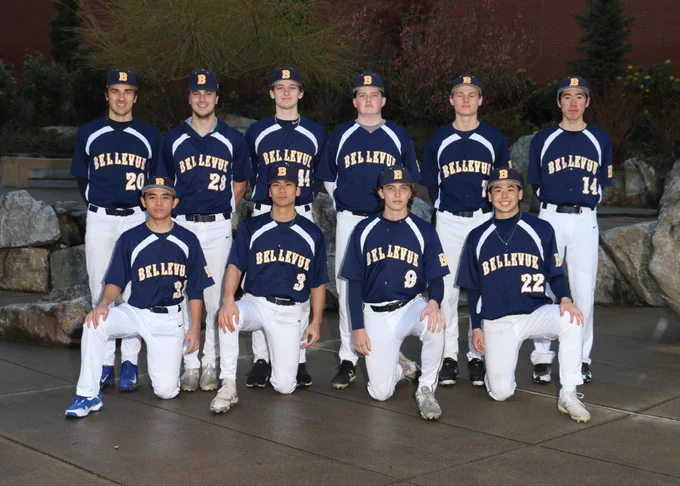 BHS Baseball Seniors Group picture
Front row: Kengo Shirokane, Cameron Kato, Flynn Boettcher, Brayden Tanaka
Back row: James Aigner, Luke Culver, Hunter Hyatt, Sam Helliings, Lucas Miller, Ethan Shimada