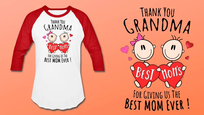 
Tarzipan Wish A Happy Mother's Day 2022 ! Tarzipan Mom Lover - Thank You Grandma For Giving Us The Best Mom's Ever! Published in collaboration with AyaTweets. Happy Mother's Day 2022. The perfect gift for your Mummy.
Play ball! Take to the field or the classroom in this classic contrasting baseball tee by Tultex. An always-fashionable style, this baseball T-shirt is great by itself or as a layer under a T-shirt or hoodie.
Brand: Tultex | Product ID: 0245TC
100% ring-spun cotton (heather gray/black and heather gray/red: 90% cotton, 10% polyester; heather blue/navy: 50% cotton, 50% polyester) | Fabric Weight: 4.5 oz
Contrasting ¾ length raglan "baseball" style sleeves
Tear-away label
Overlock reinforced stitching at hemline (exposed threads at hemline)
Imported, printed and processed in the U.S.A.