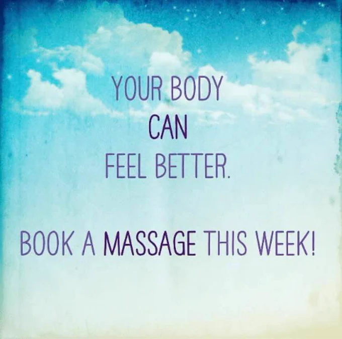 Your body can feel better. 

Book a Massage this week! 💆

Call: 0403 126 562
Email: anthonymasterofmassage@gmail.com
Website: http://anthonymasterofmassage.com.au
Twitter: https://twitter.com/A_MasterMassage
NOW ON Instagram: https://www.instagram.com/a_mastermassage/

#Massage #MassageTherapy #MassageTherapist #Remedial #Relaxation #YourBody #Body #FeelBetter #TrustMe #GetAMassage #Benefits #Modalities #HealthJourney #Health #Journey #NewYou #TakeCare #FeelGood #NeedAMassage #HealthIsWealth #TakeCare #Monday #Tuesday #Wednesday #Thursday #Friday #Appointment #Schedule #BookInNow #BookNow #ThisWeek