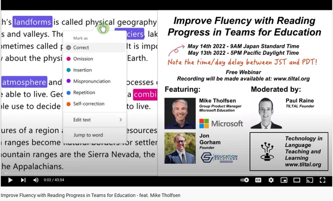 Picture of Reading Progress webinar