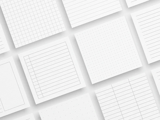 Printable Notes and Memo Cards | 3x3 | Printable Journal & Planner Cards | Notes | Lined, Dotted, Grid | Minimal Aesthetic | Clean Design | PDF   JPEG | US Letter   A4 | Square | Planner Printables | Printable Planner Cards | Planner Accessories