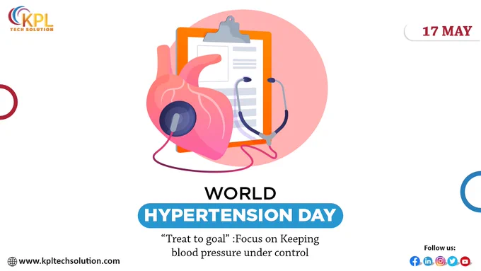"Let's observe a day dedicated to highlighting the importance of monitoring blood pressure and bringing global awareness. KPL Tech Solution Pvt. Ltd. celebrates the 17th World #Hypertension #Day, intending to increase awareness about the condition."

.

.

.

#hypertensionawareness #worldhypertensionday #worldday #usa #kpltechsolution