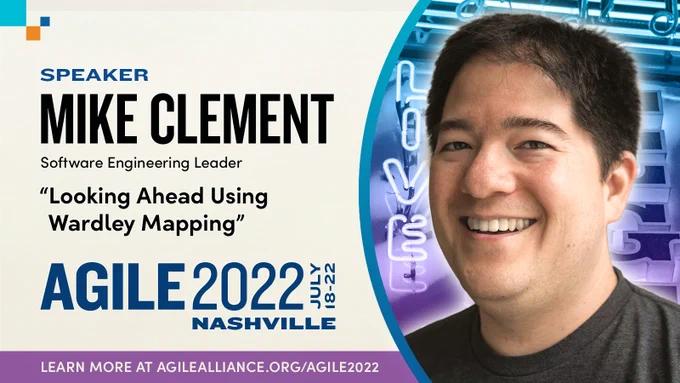 Agile2022 speaker, Mike Clement