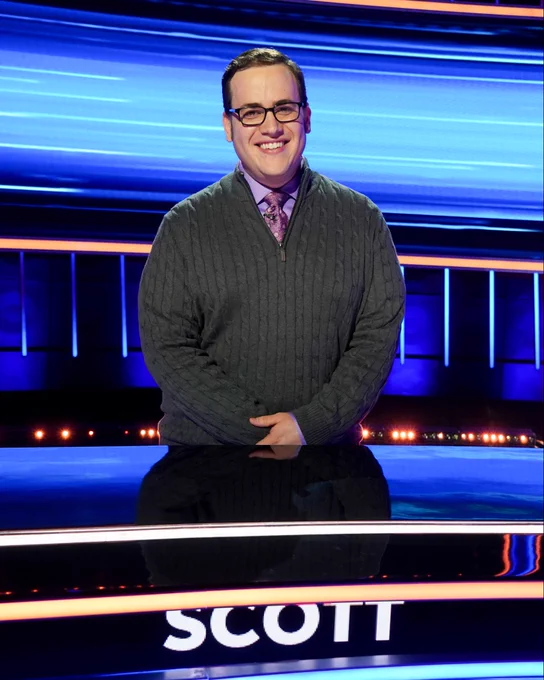 Publicity photo of contestant Scott on ABC’s The Chase