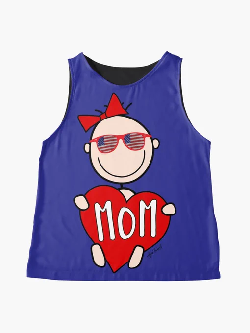 Tarzipan Mom Lover - Mom Love US Girl by AyaTweets. For Mother's Day 2022. Published in collaboration with AyaTweets. US Blue Design.
Slightly sheer 100% polyester chiffon front panel with silky handfeel
Option of black or white 96% polyester, 4% elastane soft jersey back panel
Front panel is sublimation printed allowing fabric to stay soft and drapey
Loose flowy fit
Garment fully constructed and printed in the USA
Happy Mother's Day 2022!