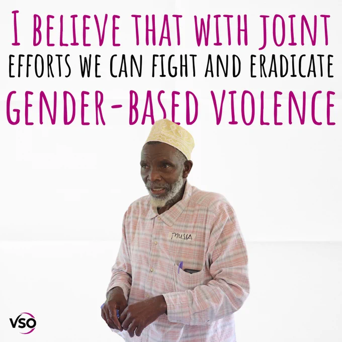 I believe that with joint efforts we can fight and eradicate gender-based violence.