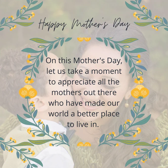 Happy Mothers Day - codexcoder