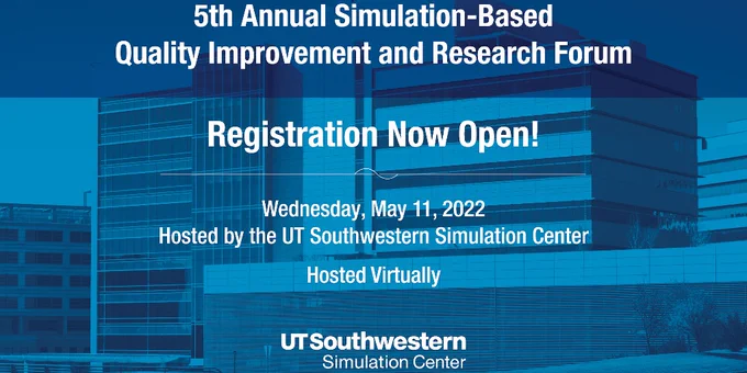 5th Annual Simulation-Based Quality Improvement and Research Forum flyer.