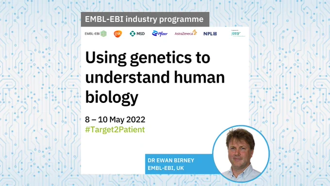 Using genetics to understand human biology. Ewan Birney, EMBL-EBI.
