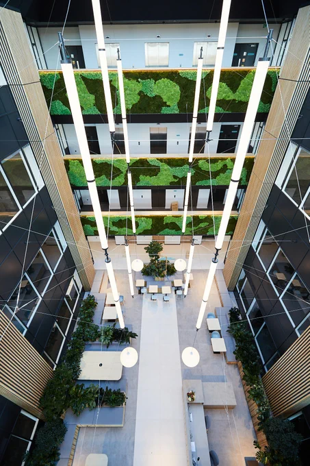 Element Four in providing sustainability consultancy to the award-winning sustainable workplace - Now Building, Thames Valley Business Park, Reading. 
