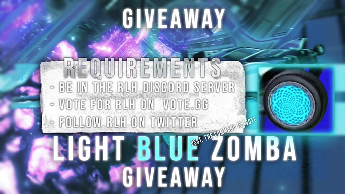 RLH - Sky Blue zomba giveaway