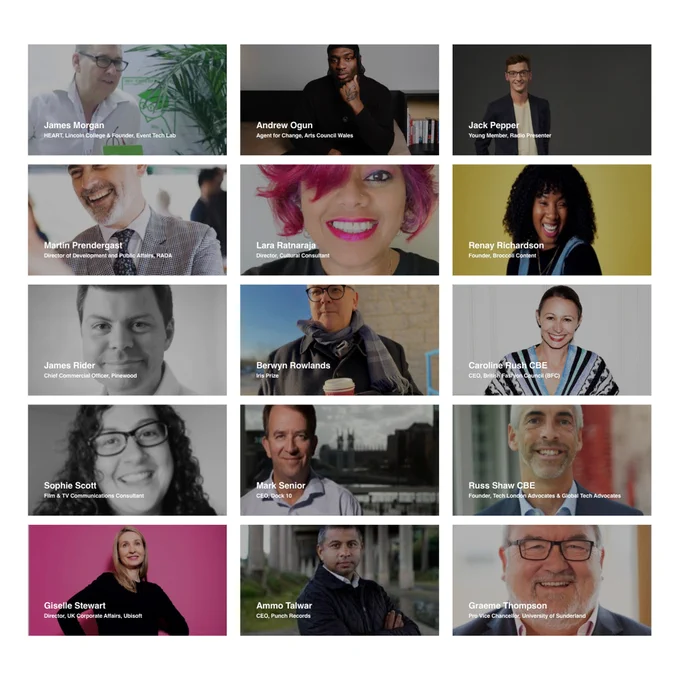 A 5x3 grid featuring some of our UK Council members, the full list and bios can be viewed in the web link featured within the tweet.