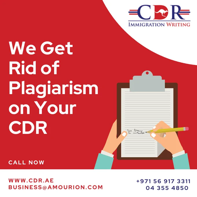 We Get Rid of Plagiarism on Your CDR 

Have you just unfortunately discovered that your CDR is plagiarized? Consult with our expert CDR writers and they’ll easily make your plagiarized content worries a thing of the past.

Visit us at www.cdr.ae for more.
.
.
.
.
.
.
.
.
.
#writers #content #cdrwriting #australia #engineering #job #projectmanagement #plagiarism #writingservices #dubai