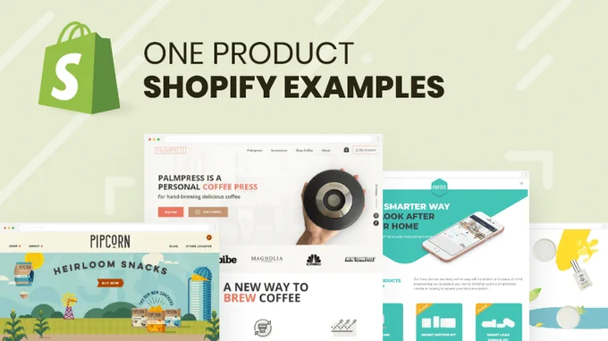 One product Shopify store examples