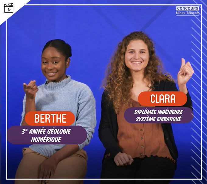 #CMT2022   Découvrez l'épisode 2 de notre web-série "En vérité"  : des étudiants ayant intégré une des écoles du Concours Mines-Télécom répondent aux questions d'étudiants en classes préparatoires souhaitant passer notre concours. 

Les épreuves orales sont une étape essentielle. Deux étudiantes, Berthe et Clara, nous racontent leurs oraux du Concours Mines-Télécom. 

En savoir plus sur :  www.concours-mines-telecom.fr/